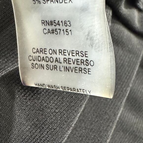 Calvin Klein Womens Faux Wrap Mini Dress Size 2X Black Career Business Neutral - Picture 9 of 14